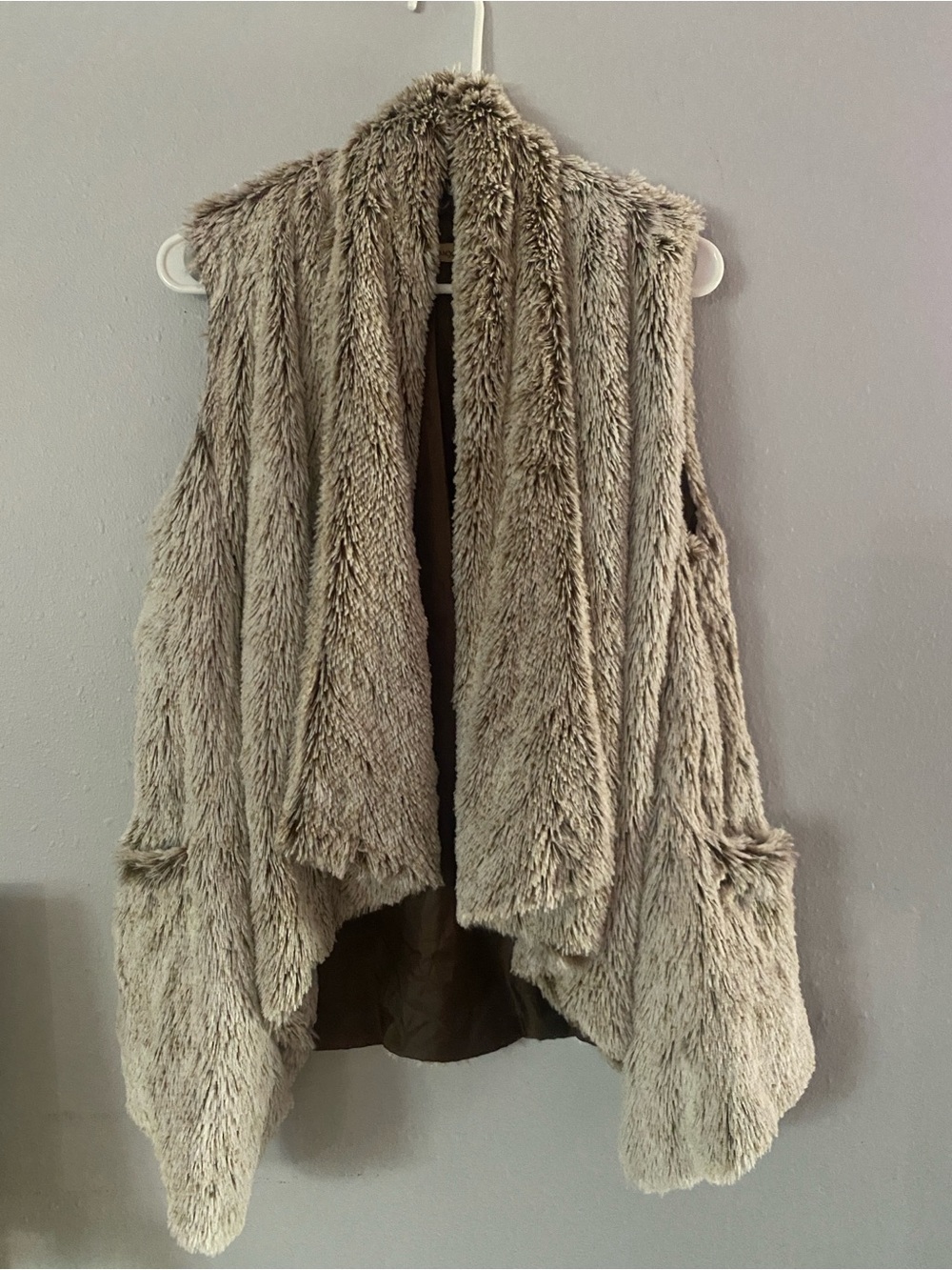 Democracy fur vest Large